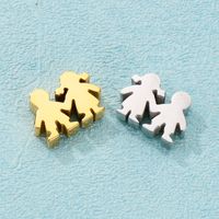 1 Piece Stainless Steel 18K Gold Plated Cartoon Character main image 6