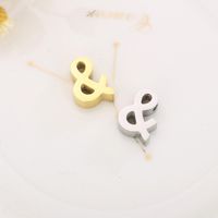 1 Piece Stainless Steel 18K Gold Plated Symbol main image 4