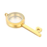 Lady Key Stainless Steel Plating Jewelry Accessories sku image 2