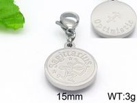Hip-hop Constellation Stainless Steel Plating Jewelry Accessories sku image 9