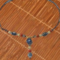 Ethnischer Stil Geometrisch Keramik Perlen Frau Halskette Mit Anhänger main image 5