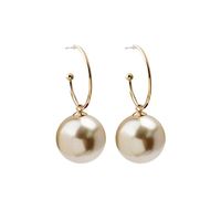1 Pair Classic Style Round Alloy Drop Earrings sku image 3