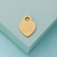 Simple Style Heart Shape Stainless Steel Plating Jewelry Accessories main image 3