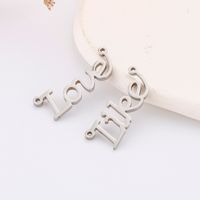 Romantic Letter Stainless Steel Jewelry Accessories main image 4