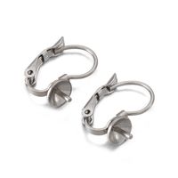 1 Pair Stainless Steel Solid Color Lady sku image 2
