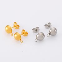 1 Pair Stainless Steel Solid Color Simple Style main image 1