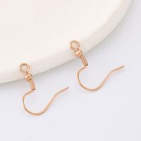 1 Pair Stainless Steel 18K Gold Plated Solid Color main image 4