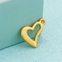 Simple Style Heart Shape Stainless Steel Plating Jewelry Accessories main image 4