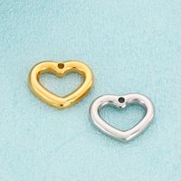 Simple Style Heart Shape Stainless Steel Plating Jewelry Accessories main image 5