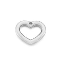 Simple Style Heart Shape Stainless Steel Plating Jewelry Accessories sku image 1