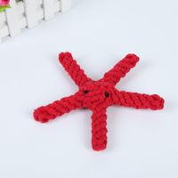 Cute Woven Animal Cotton Rope Molar Cat And Dog Toys sku image 16