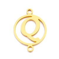 Fashion Letter Stainless Steel Plating Jewelry Accessories sku image 17
