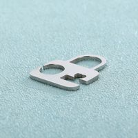 Simple Style Lock Stainless Steel Jewelry Accessories main image 4