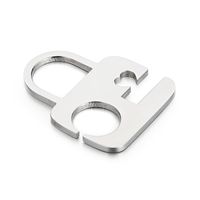 Simple Style Lock Stainless Steel Jewelry Accessories main image 6