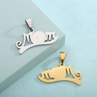 Simple Style Letter Stainless Steel Plating Mother's Day Jewelry Accessories main image 7