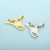 Simple Style Letter Stainless Steel Plating Mother's Day Jewelry Accessories main image 3