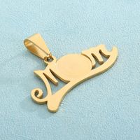 Simple Style Letter Stainless Steel Plating Mother's Day Jewelry Accessories main image 5