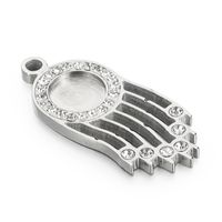 Simple Style Geometric Stainless Steel Plating Inlay Rhinestones Jewelry Accessories main image 6