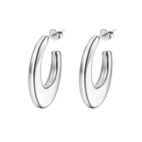 1 Pair Fashion Solid Color Plating Titanium Steel Earrings sku image 12