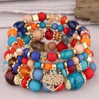 Casual Ethnic Style Geometric Ccb Beaded Women's Bracelets main image 3