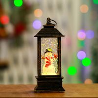 Snowman Interior Resin Brushed Gold Small Oil Lamp Christmas Decoration Wholesale Nihaojewelry sku image 5