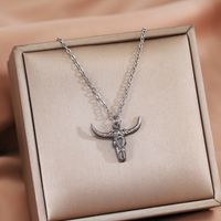 Casual Cattle Stainless Steel Handmade Pendant Necklace main image 2