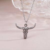 Casual Cattle Stainless Steel Handmade Pendant Necklace main image 4