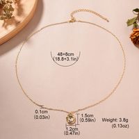 Style Simple Soleil Alliage Placage Incruster Strass Femmes Pendentif sku image 3