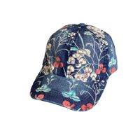 Unisexo Retro Pastoral Flor Aleros Curvos Gorra De Beisbol main image 4