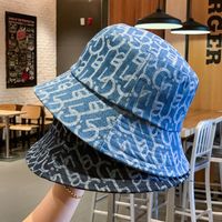 Unisex Retro Cowboy Style Simple Style Letter Printing Wide Eaves Bucket Hat main image 4