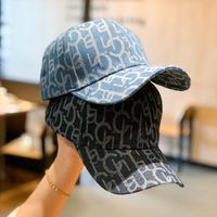 Unisex Retro Cowboy Style Simple Style Letter Printing Curved Eaves Baseball Cap main image 1