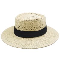 Women's Vacation Solid Color Big Eaves Straw Hat sku image 3