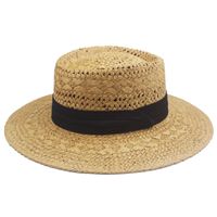 Women's Vacation Solid Color Big Eaves Straw Hat sku image 1