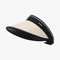 Women's Vacation Solid Color Curved Eaves Sun Hat sku image 3