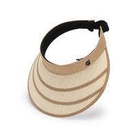 Women's Beach Solid Color Curved Eaves Sun Hat main image 2