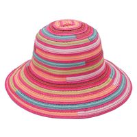 Women's Beach Stripe Big Eaves Straw Hat main image 4