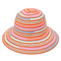Women's Beach Stripe Big Eaves Straw Hat sku image 7