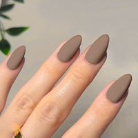 Simple Style Solid Color Solid Color Plastic Nail Patches 1 Set sku image 12