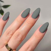 Simple Style Solid Color Solid Color Plastic Nail Patches 1 Set sku image 8