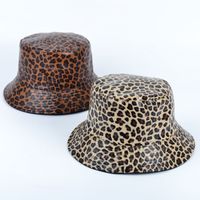 Frau Basic Leopard Große Traufen Bucket Hat main image 5