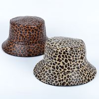 Women's Basic Leopard Big Eaves Bucket Hat main image 5
