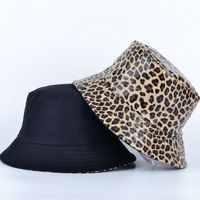 Women's Basic Leopard Big Eaves Bucket Hat main image 2