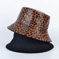 Women's Basic Leopard Big Eaves Bucket Hat sku image 3