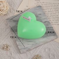 Valentine's Day Romantic Simple Style Heart Shape Paraffin sku image 6