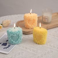 Simple Style Ball Paraffin Candle main image 2