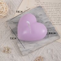 Valentine's Day Romantic Simple Style Heart Shape Paraffin sku image 5