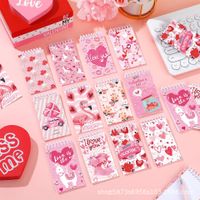 1 Set Love Class Learning Valentine's Day Paper Cute Retro Pastoral Loose Spiral Notebook main image 5