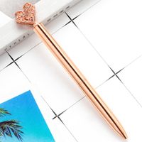 1 Piece Heart Shape Class Learning Daily Valentine's Day Mixed Materials Simple Style Ballpoint Pen sku image 1