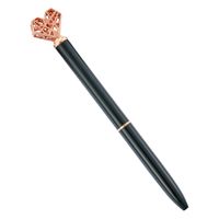 1 Piece Heart Shape Class Learning Daily Valentine's Day Mixed Materials Simple Style Ballpoint Pen main image 3