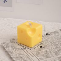 Simple Style Cheese Solid Color Paraffin Candle sku image 5